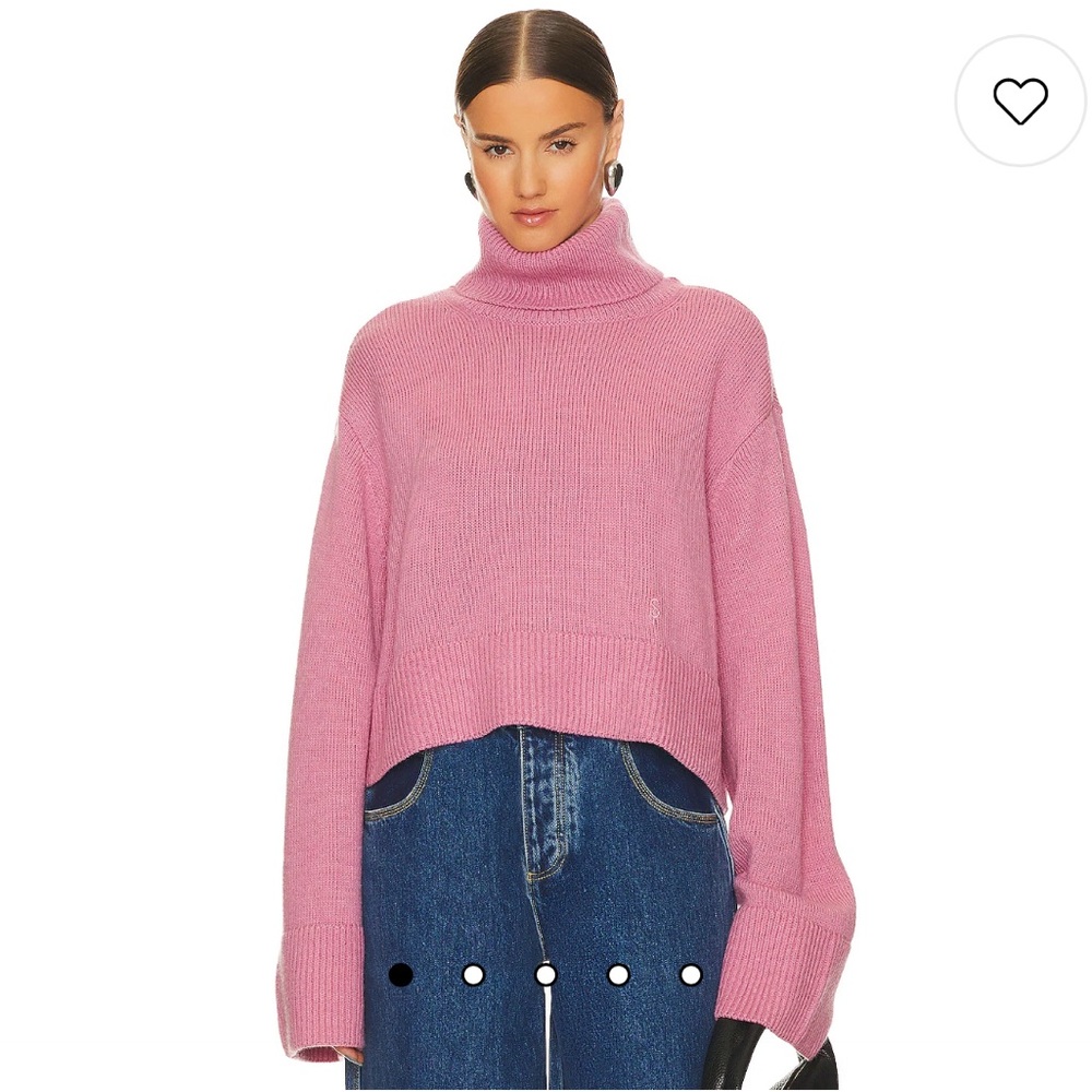 NWOT Olisa Oversized Turtleneck in Pink